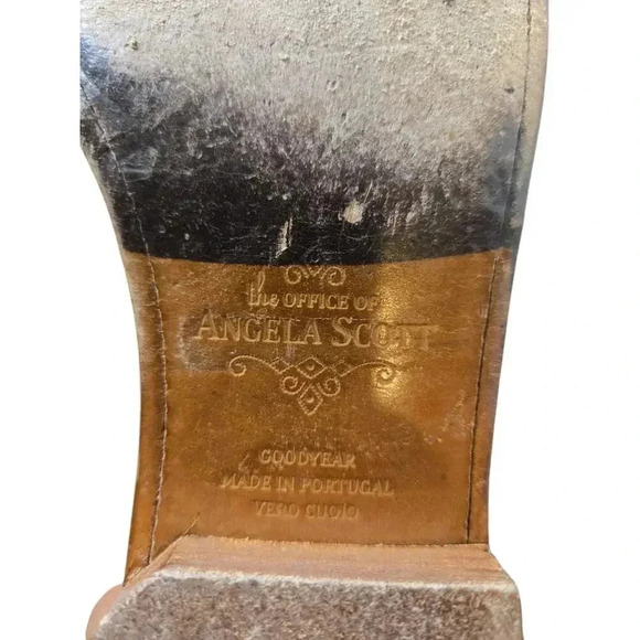 The Office of Angela Scott Ms Presley Bronze Lace-up Derby Oxford Loafer Size 39 - Picture 6 of 6